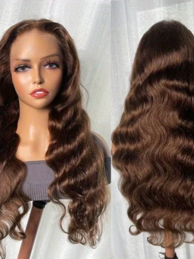 JO CHESTNUT CLOSURE BODYWAVE WIG