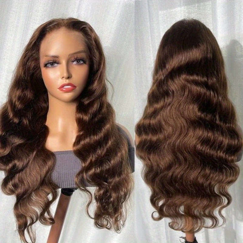 JO CHESTNUT CLOSURE BODYWAVE WIG