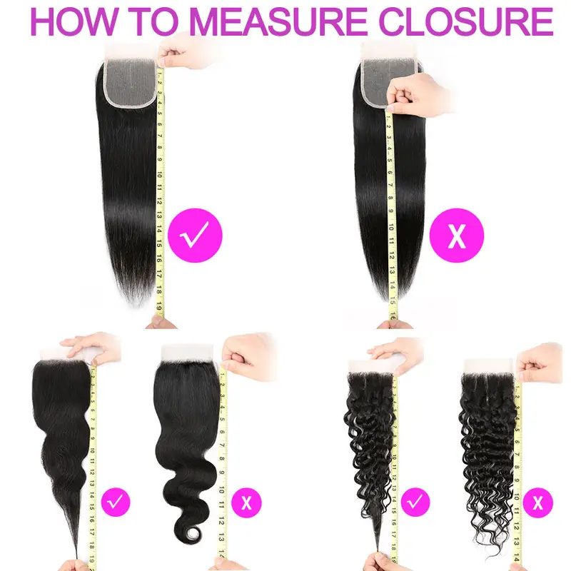 4x4 SILKY STRAIGHT CLOSURE - Image 4