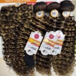 Dye Blonde Bundles - Kinky curl
