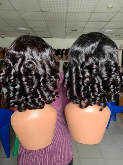 Bouncy frontal wig Natural