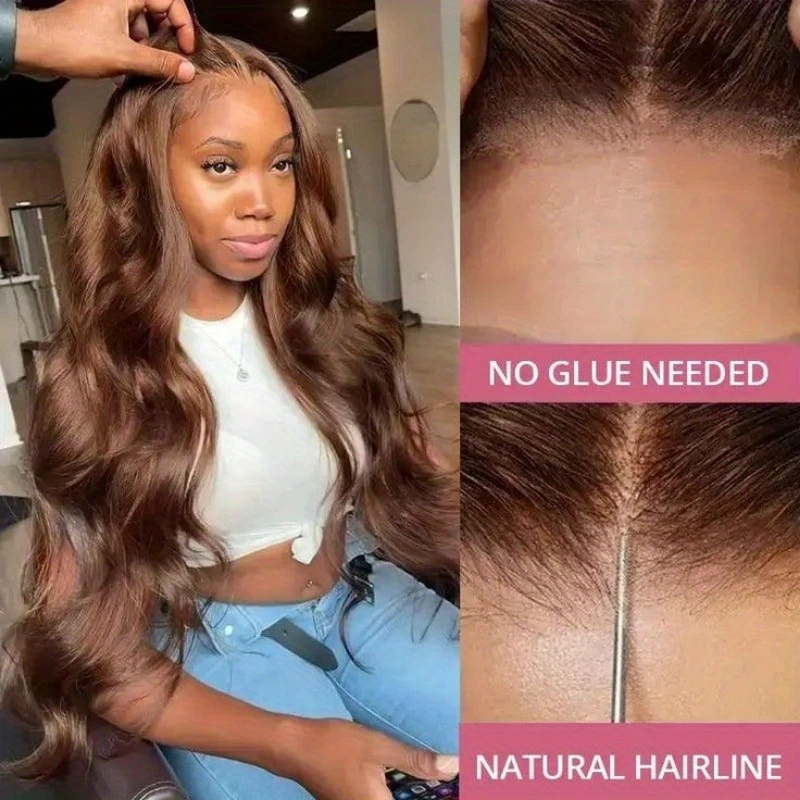 JO CHESTNUT CLOSURE BODYWAVE WIG - Image 2
